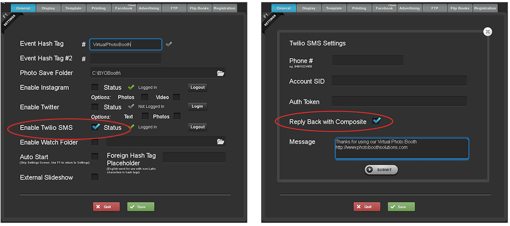 SMS-virtual-photo-booth-settings